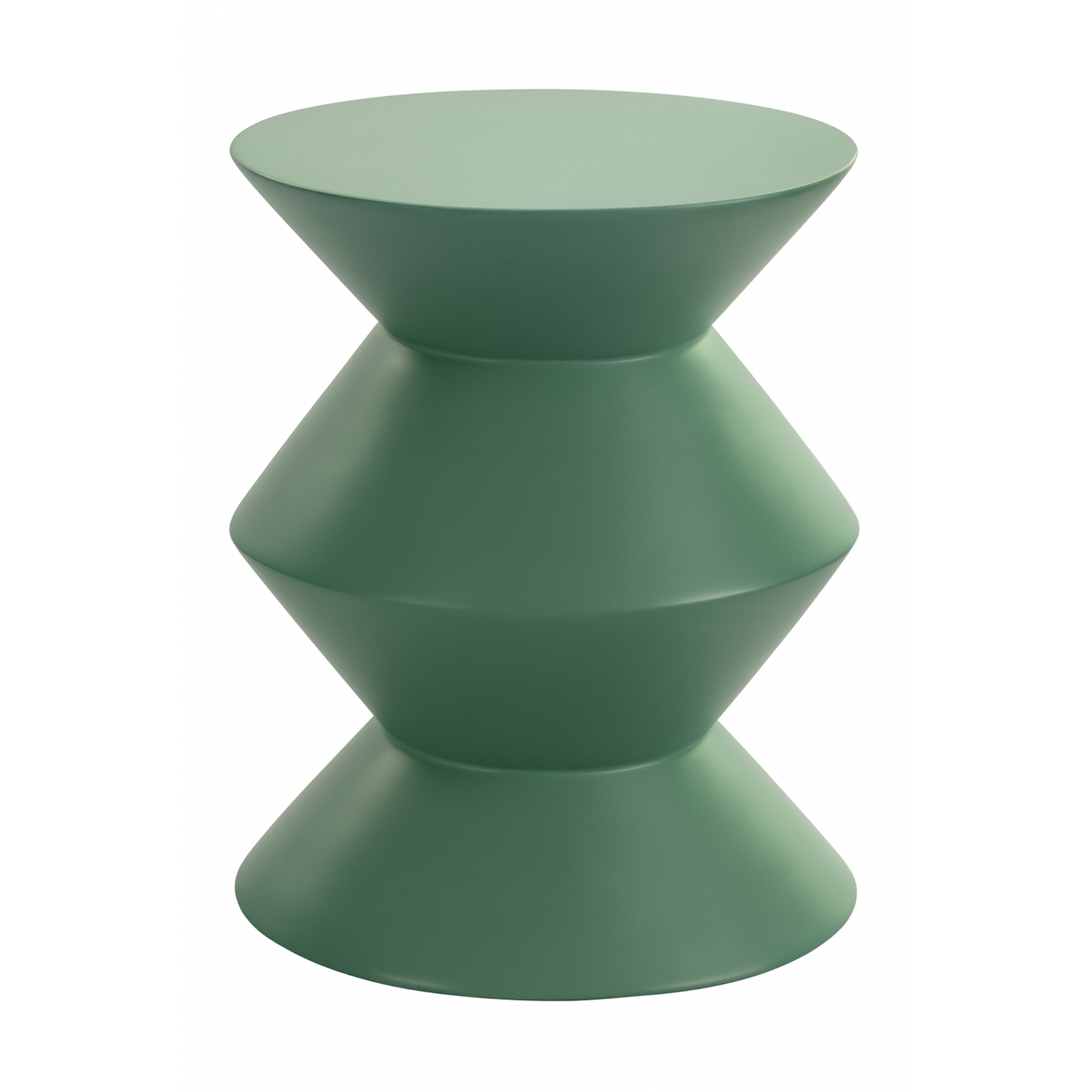 Element End Table – Green Lacquer