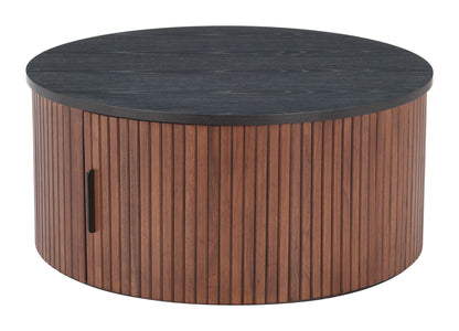 Nejaus Coffee Table – Black & Walnut