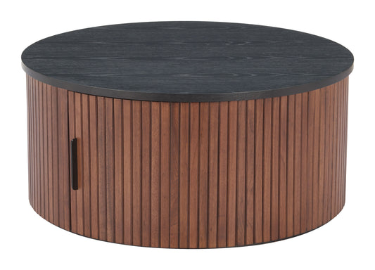 Nejaus Coffee Table – Black & Walnut