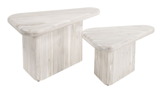 Navidic Coffee Table Set – Whitewashed