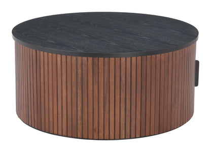 Nejaus Coffee Table – Black & Walnut