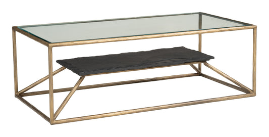 Ranol Coffee Table – Brass