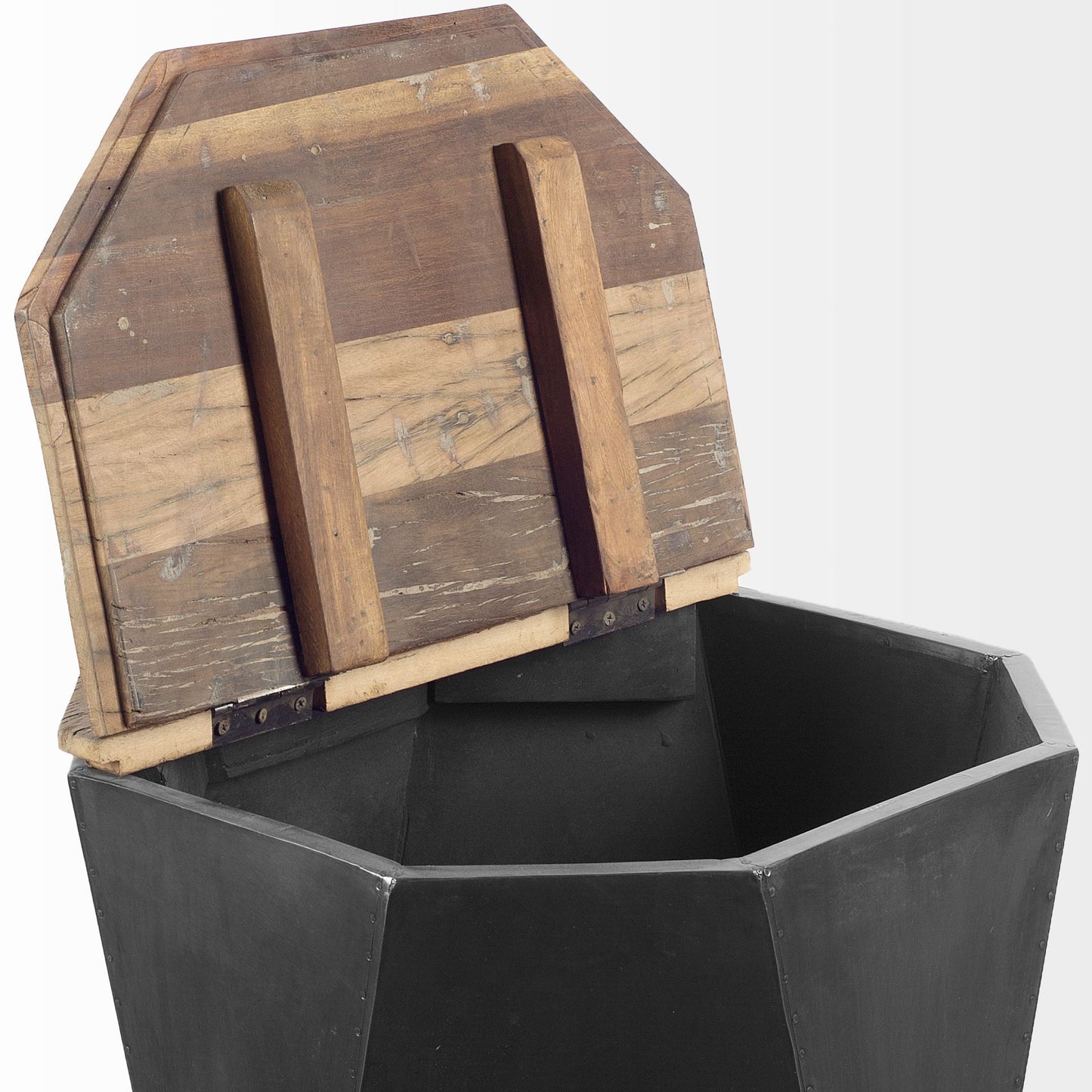 21" Black Solid Wood End Table – Modern Luxury Collection