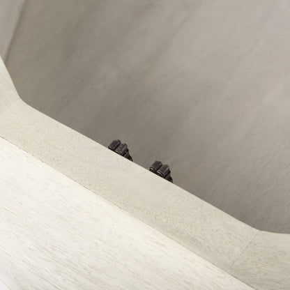 48" Natural Solid Wood Hexagon Lift-Top Coffee Table – Modern Luxury Collection