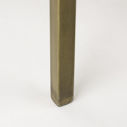 24" Beige Solid & Manufactured Wood Round End Table – Luxe Natural Collection