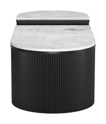 Ormara Coffee Table Set – White & Black