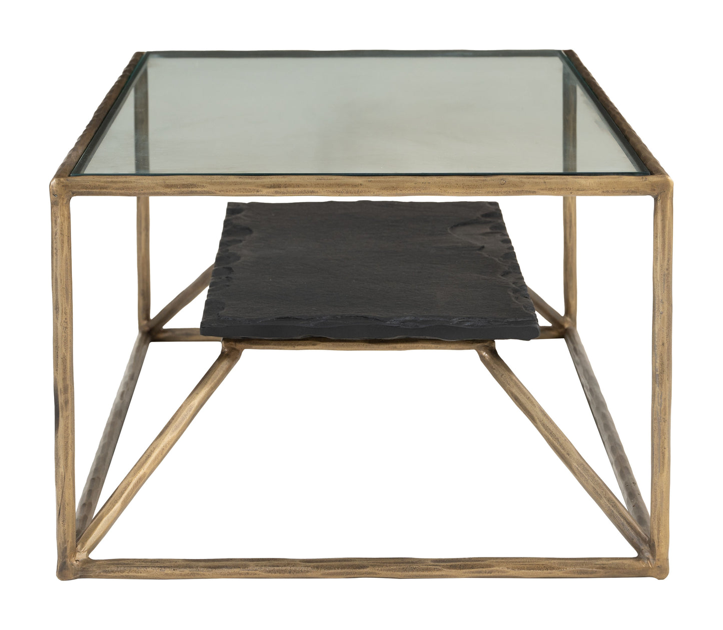 Ranol Coffee Table – Brass