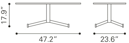 Mazzy Coffee Table – Brown