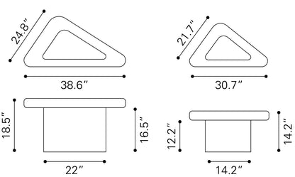 Navidic Coffee Table Set – Whitewashed