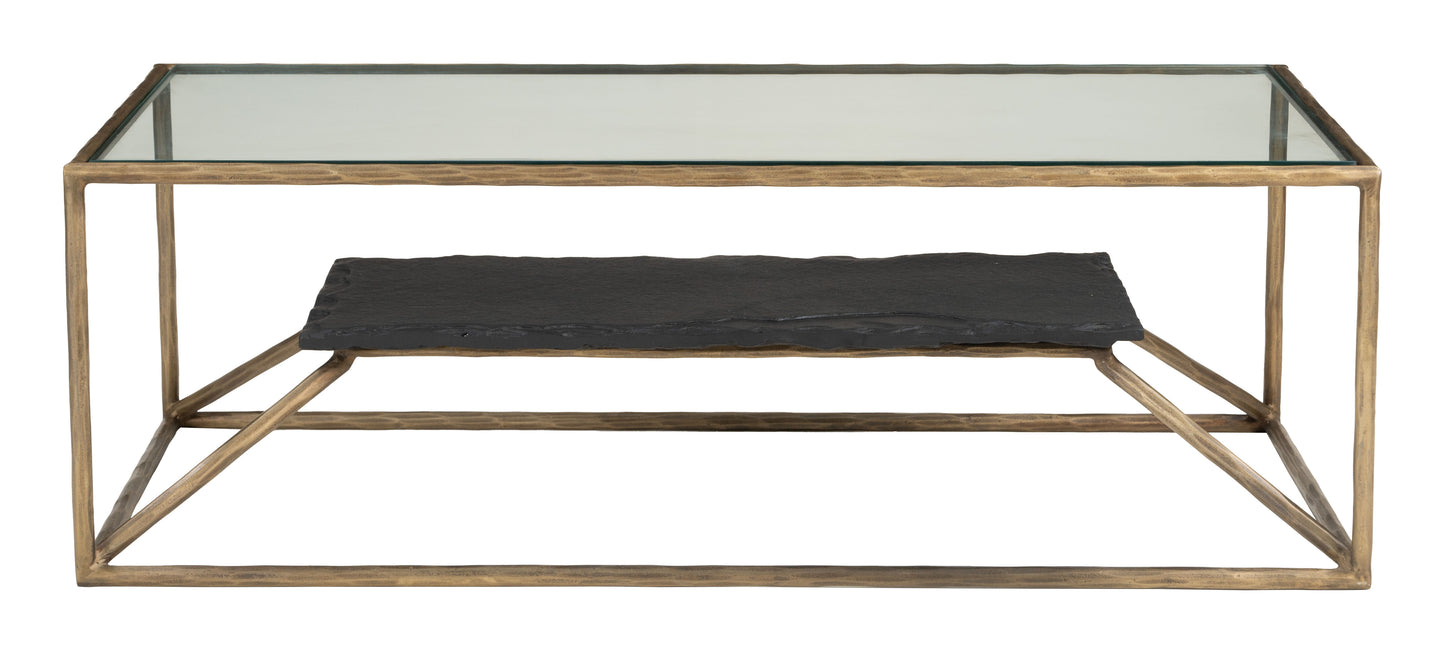Ranol Coffee Table – Brass