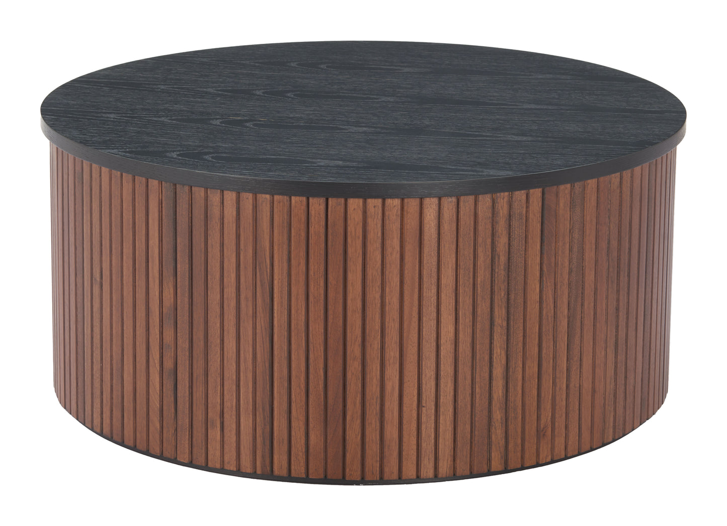 Nejaus Coffee Table – Black & Walnut