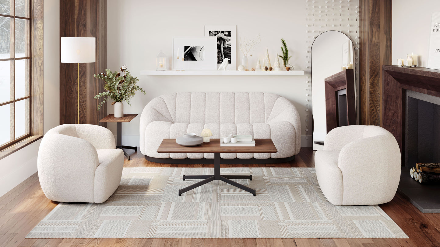 Mazzy Coffee Table – Brown