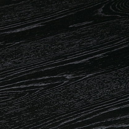 48" Black & Gray Solid Wood & Concrete Round Coffee Table – Industrial Luxury Collection