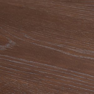 48" Brown & Gray Solid Wood & Concrete Round Coffee Table – Industrial Luxury Collection