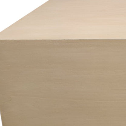 66" Natural Solid Wood Distressed Coffee Table – Luxury Wood Collection