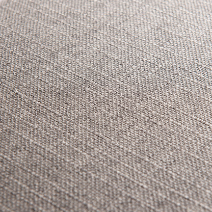 20" Gray & Black Fabric Ottoman – Luxe Lounge Accent