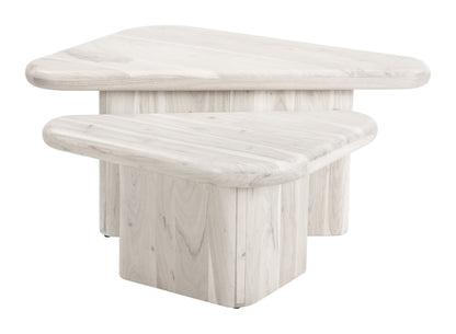 Navidic Coffee Table Set – Whitewashed