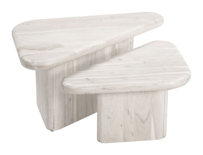 Navidic Coffee Table Set – Whitewashed
