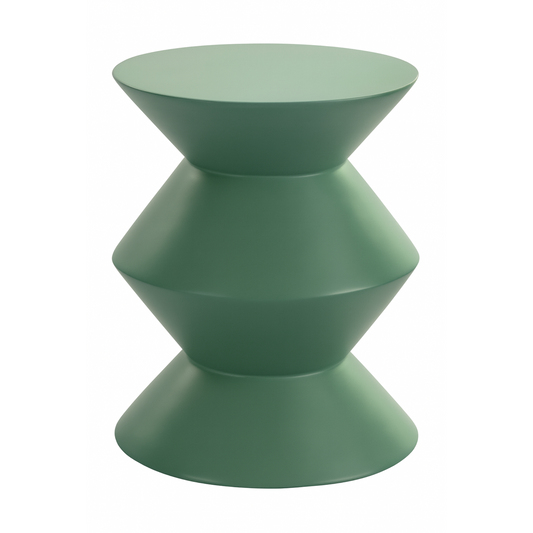 Element End Table – Green Lacquer