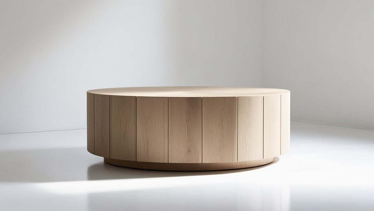 Drum cozy coffee table